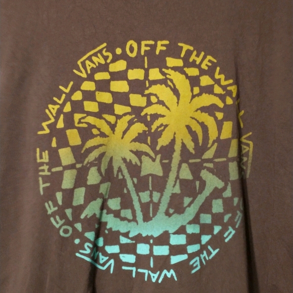 Vans off the wall palm tree shirt Clearance